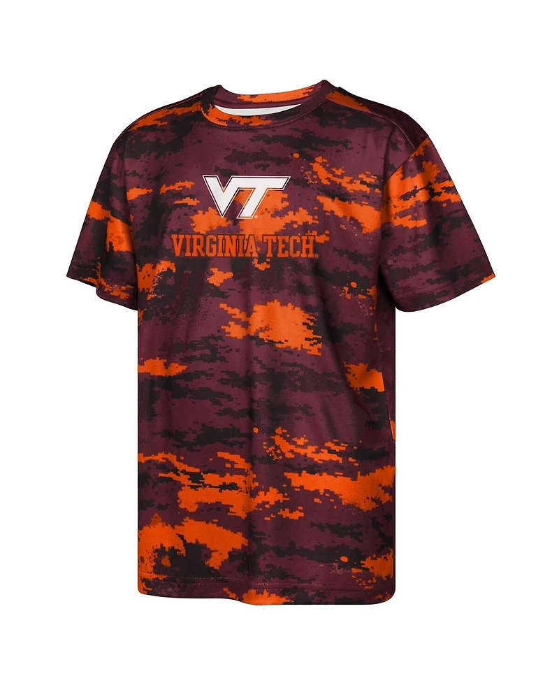 Outerstuff Big Boys and Girls Maroon Virginia Tech Hokies Scrimmage Sublimated T-Shirt