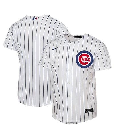 Nike Big Boys and Girls White Chicago Cubs Home Replica Jersey
