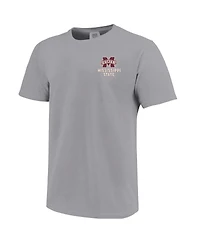 Image One Big Boys and Girls Gray Mississippi State Bulldogs Local Campus Scene T-Shirt