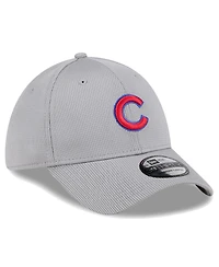 New Era Men's Gray Chicago Cubs Active Pivot 39THIRTY Flex Hat