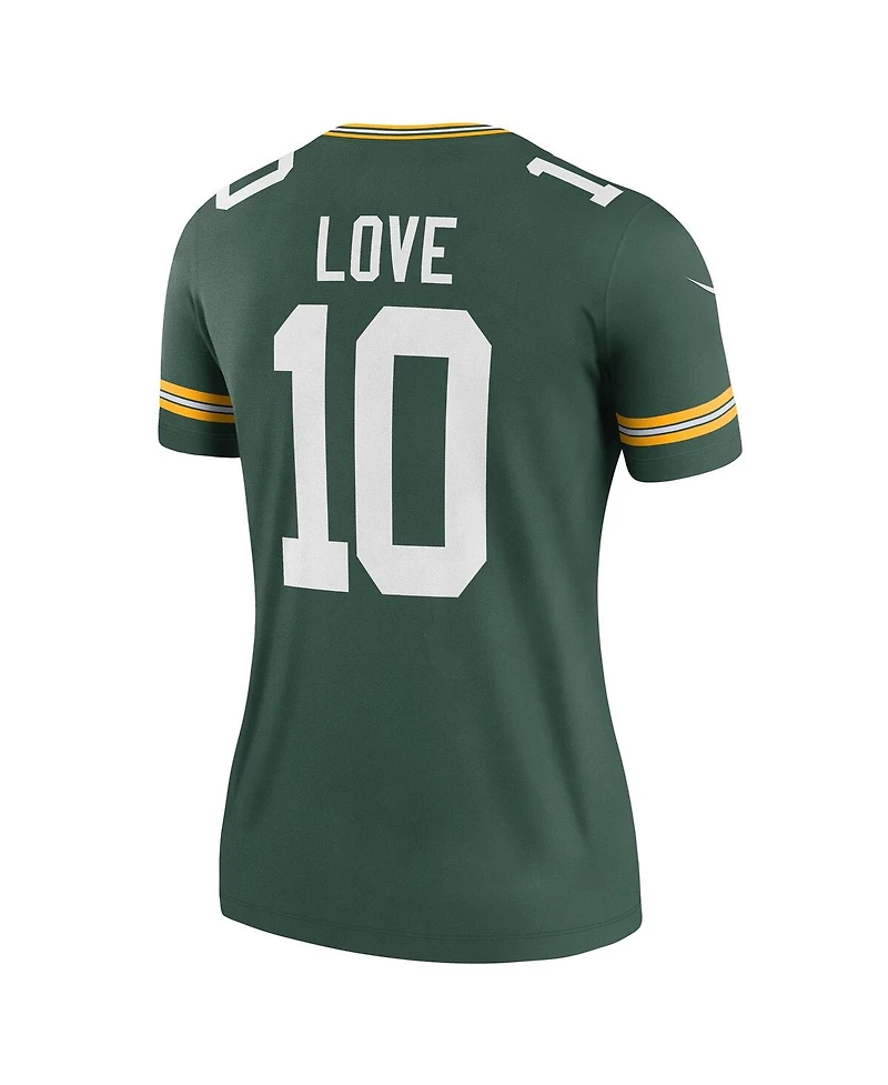 Nike Women's Jordan Love Green Bay Packers Legend Player Performance Top