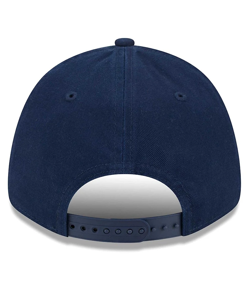 New Era Big Boys and Girls Navy New England Patriots Outline 9FORTY Adjustable Hat