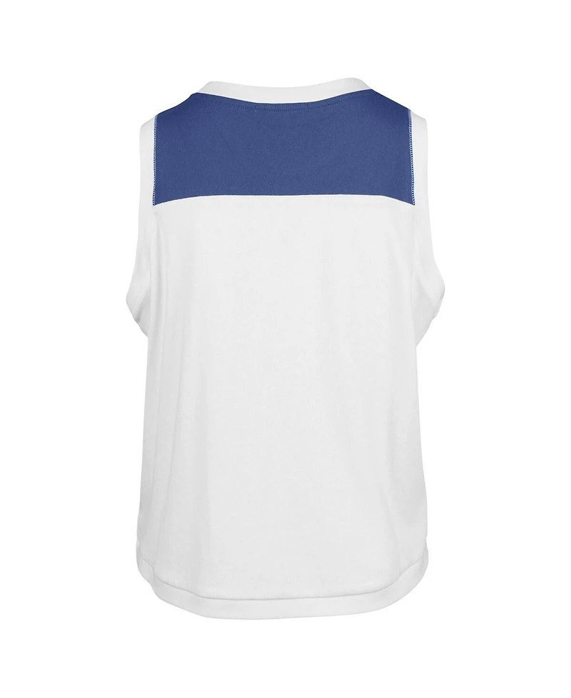 '47 Brand Women's White Kentucky Wildcats Premier Zoey Waist Length Tank Top