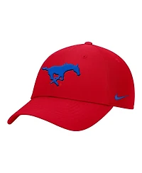 Nike Men's Red Smu Mustangs 2025 On-Field Club Performance Adjustable Hat