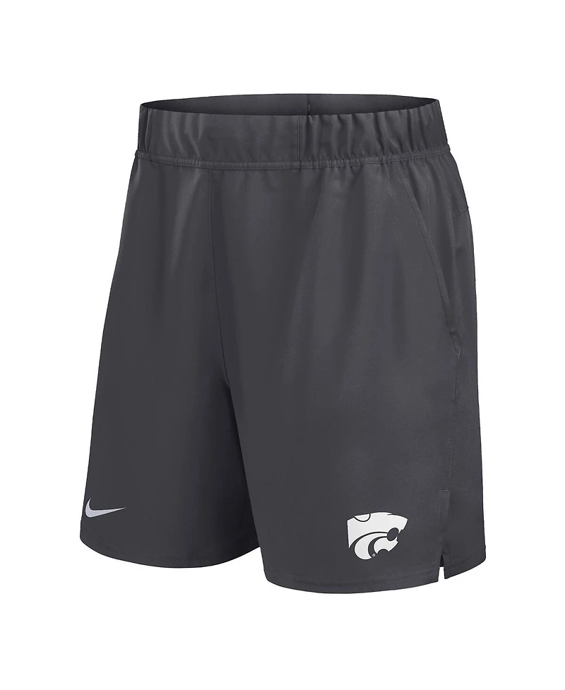 Nike Men's Anthracite Kansas State Wildcats Performance Victory Shorts