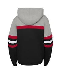 Mitchell & Ness Big Boys and Girls Black San Francisco 49ers Throwback Head Coach Pullover Hoodie