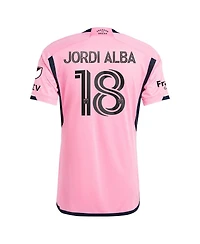 Adidas Men's Jordi Alba Ramos Pink Inter Miami Cf 2024 2getherness Authentic Player Jersey