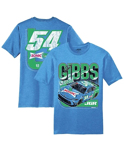 Joe Gibbs Racing Team Collection Men's Heather Royal Ty Sonic T-Shirt