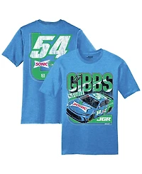 Joe Gibbs Racing Team Collection Men's Heather Royal Ty Sonic T-Shirt