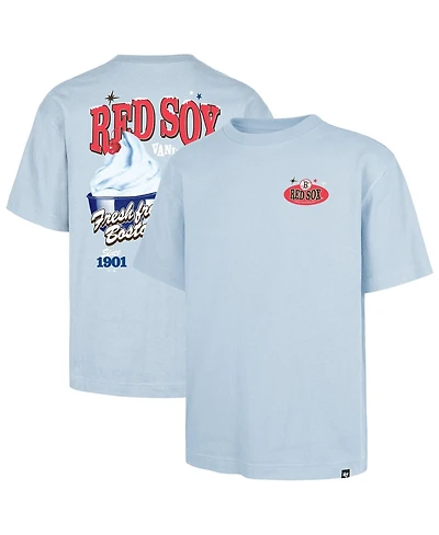 '47 Brand Men's Light Blue Boston Red Sox Ice Cream Parlor Foundation T-Shirt