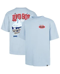 '47 Brand Men's Light Blue Boston Red Sox Ice Cream Parlor Foundation T-Shirt