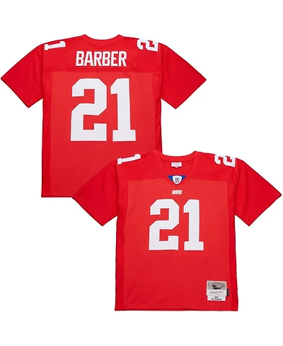 Mitchell & Ness Men's Tiki Barber Red New York Giants 2004 Legacy Replica Jersey