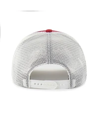 '47 Brand Men's and Women's Crimson Oklahoma Sooners Contemporary Basics Foundation Trucker Hitch Adjustable Hat