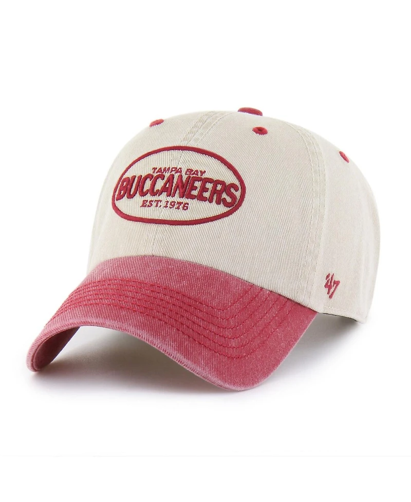 '47 Brand Men's Khaki Tampa Bay Buccaneers Breaking Trail Clean Up Adjustable Hat