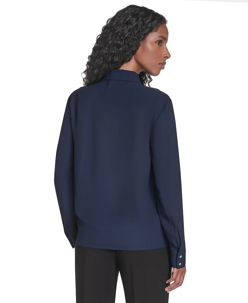 Calvin Klein Women's Long-Sleeve Blouse