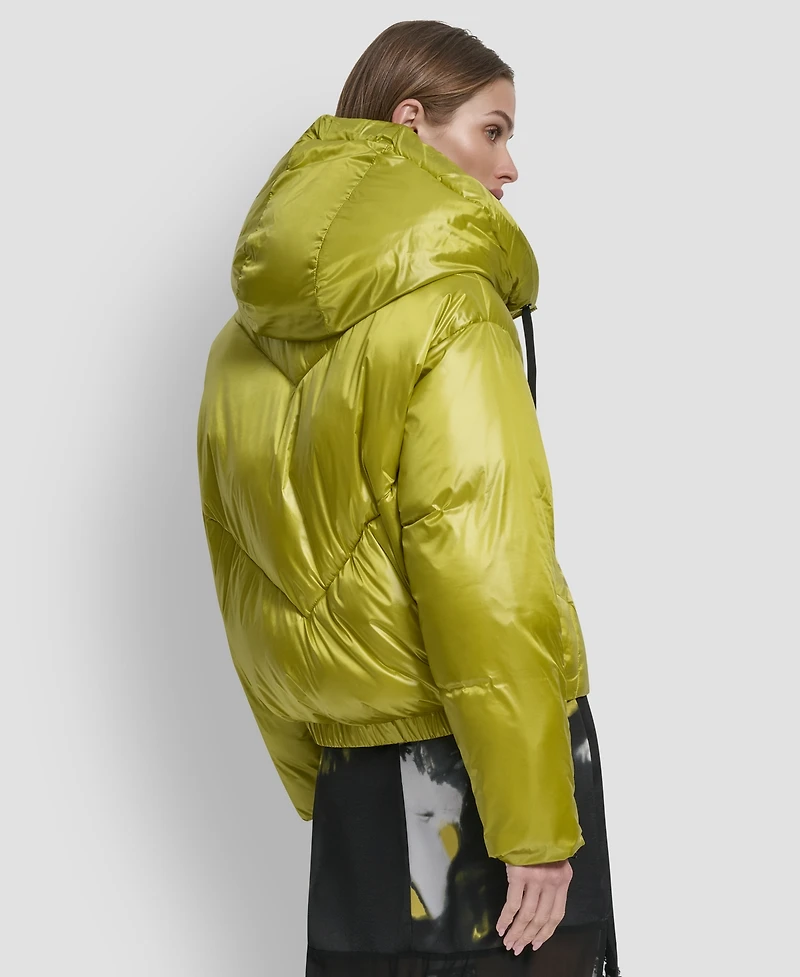 Dkny Women's Cropped Puffer Jacket