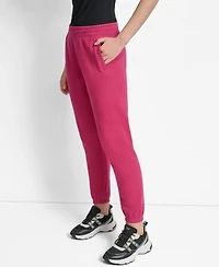Dkny Women's Hd Logo High Waist Relaxed Joggers