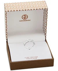 Giani Bernini Cubic Zirconia Baguette Cluster Ring Sterling Silver, Macy's Exclusive