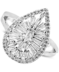 Giani Bernini Cubic Zirconia Teardrop Statement Ring, Created for Macy's