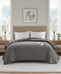 Premier Comfort Heated Textured Fleece Blanket, Queen