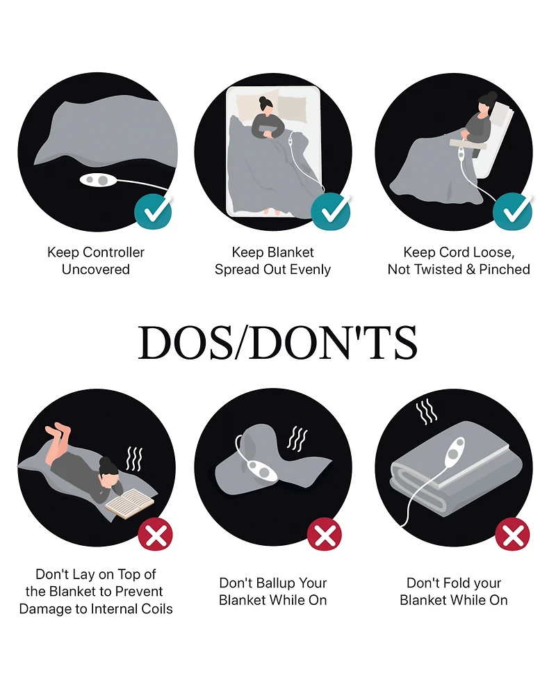 Premier Comfort Heated Textured Fleece Blanket, Queen