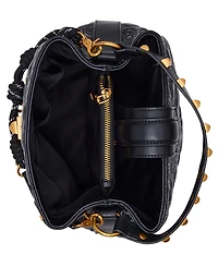 Betsey Johnson Quilted Small Bucket Bag