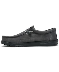 Hey Dude Men's Wally Stretch Canvas Slip-On Casual Moccasin Sneakers from Finish Line