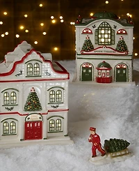 Spode Christmas Tree Figural Village Bell Hop Figurine