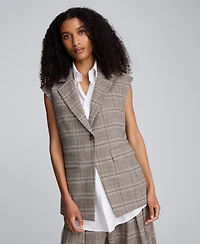 Kenneth Cole Women's Sleeveless Peplum Vest