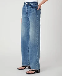 Blank Nyc Women's Franklin High Rise Wide Leg Jeans