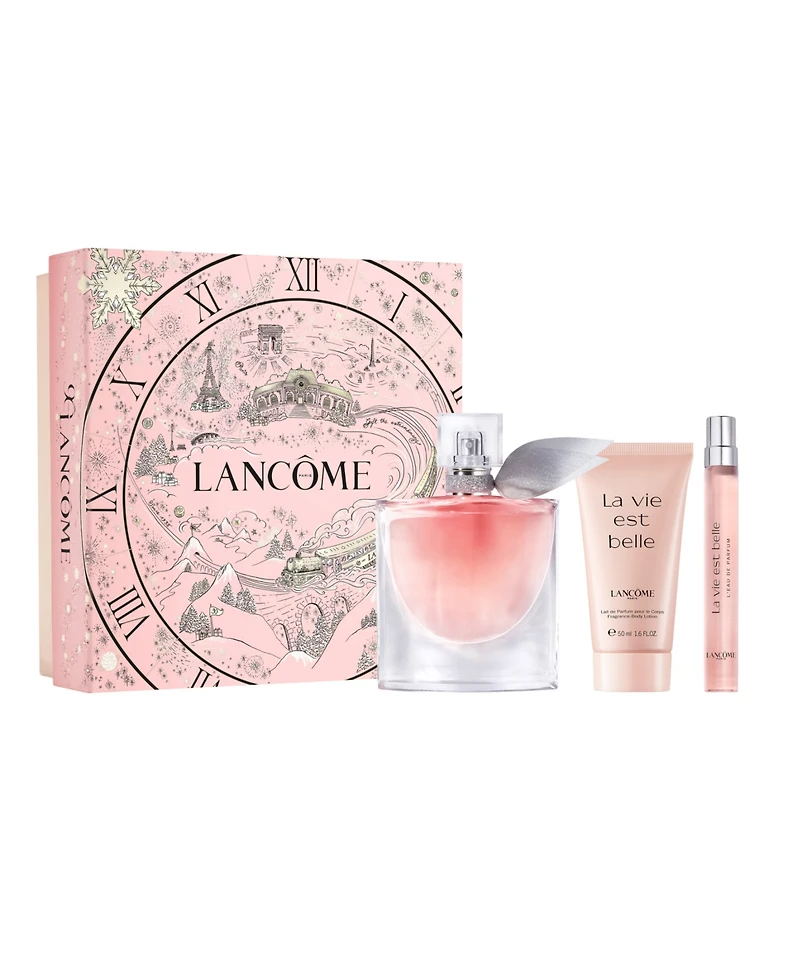 Lancome 3-Pc. Limited-Edition La Vie Est Belle Eau De Parfum Holiday Travel Gift Set