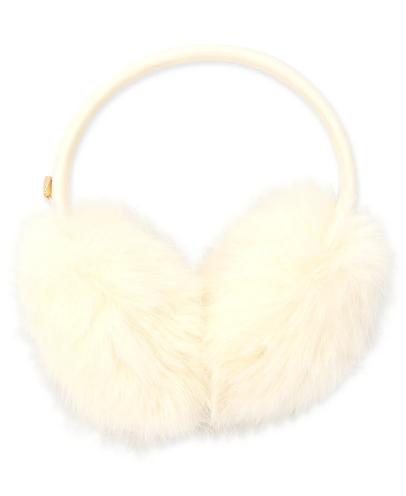 kate spade new york Oversized Faux-Fur Earmuffs