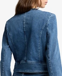 7 For All Mankind Juniors Collarless Jacket