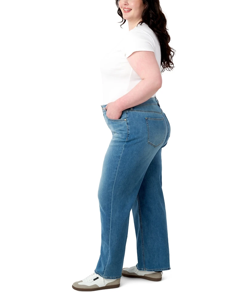 Seven7 Plus Featherweight Wide Leg Jeans