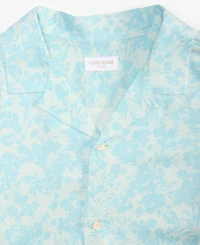 Club Room Men's Copen Short Sleeve Floral Print Button-Front Camp Shirt, Macy's Exclusive