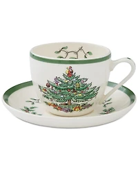Spode Christmas Tree Teacup & Saucer