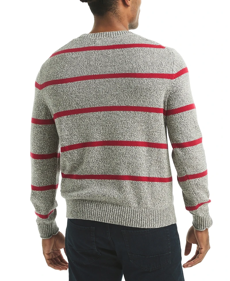 Nautica Men's Striped Crewneck Sweater