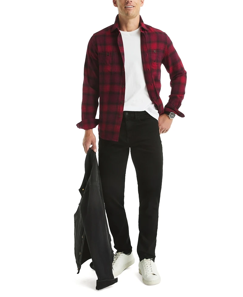 Nautica Men's Plaid Long Sleeve Shirt