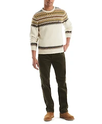 Nautica Men's Fair Isle Patterned Sweater
