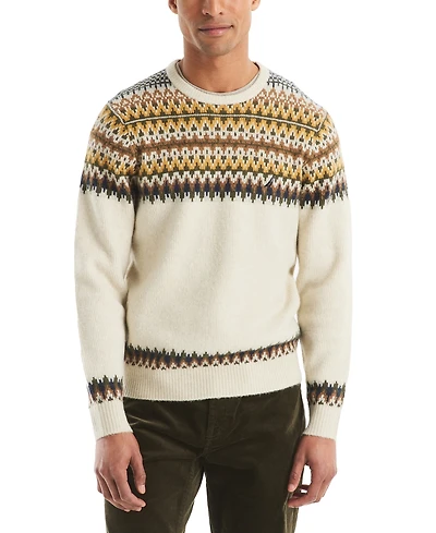 Nautica Men's Fair Isle Patterned Sweater