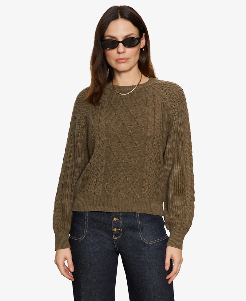 Sanctuary Women's Nomad Cable Popover Sweater