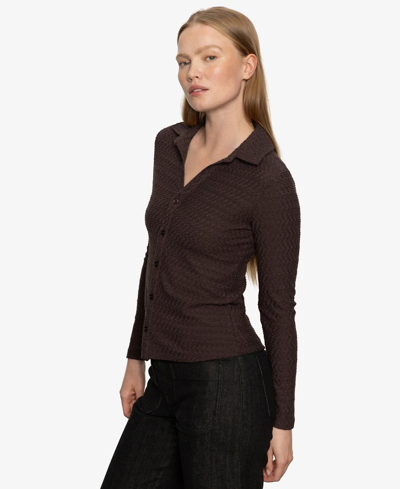 Sanctuary Women's Textured Knit Dreamgirl Top