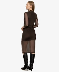 Sanctuary Women's Night Out Mock Neck Dress