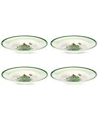 Spode Christmas Tree Soup Plates, Set of 4