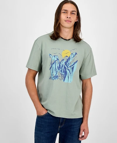 Sun + Stone Men's Short-Sleeve Cotton Colorado Graphic T-Shirt, Macy's Exclusive