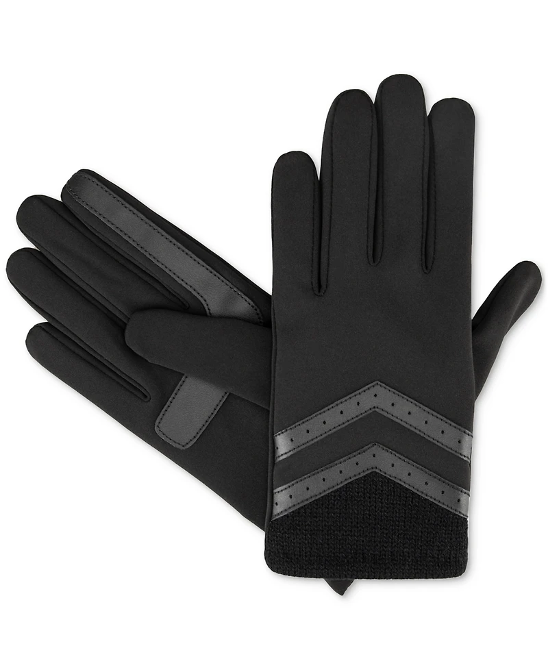 Isotoner Signature Women's Rib-Knit Fleece-Lined Gloves