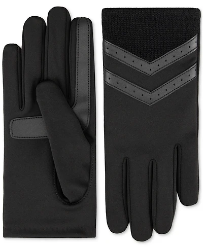 Isotoner Signature Women's Rib-Knit Fleece-Lined Gloves
