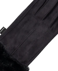 Isotoner Signature Women's Mya smartDRI Faux-Fur Cuff Gloves