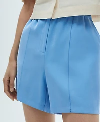 Mango Women's Elastic Waist Shorts