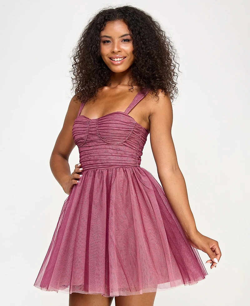 Seni & Cade Women's Sweetheart Neck Short Dress
